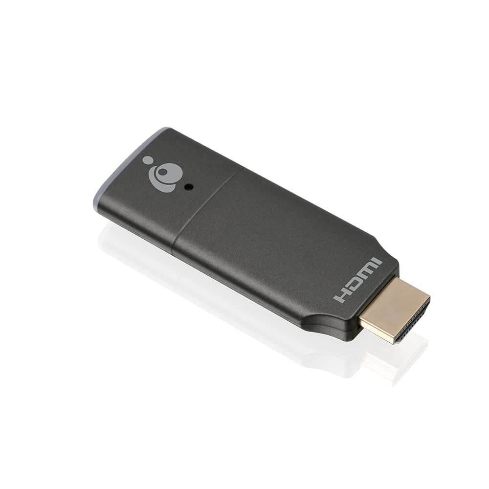 IOGEAR MINI HDMI close-up illustrating secure connection and easy installation
