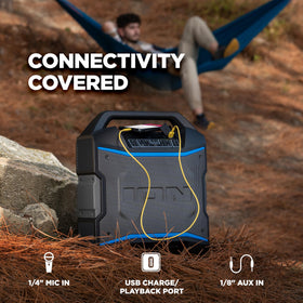 ION Block Rocker backlit controls for easy use in the dark