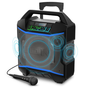 ION Block Rocker outdoor speaker front view for powerful outdoor sound