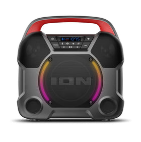 ION front view showing speaker and grille benefit: clear sound projection