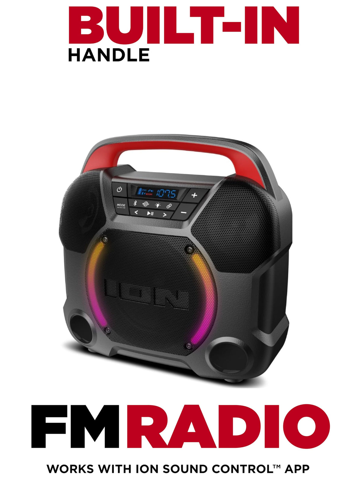 ION held in hand showing scale and portability for travel