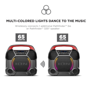 ION LED lights active showing customizable mood lighting benefit