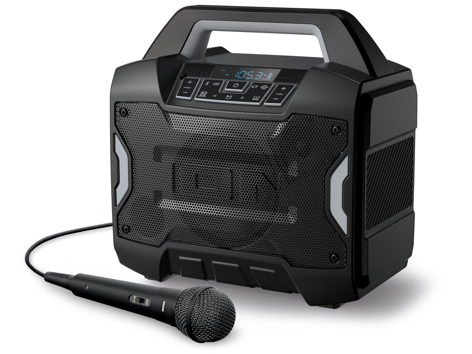 ION Sport Boom front view, a powerful outdoor speaker for gatherings