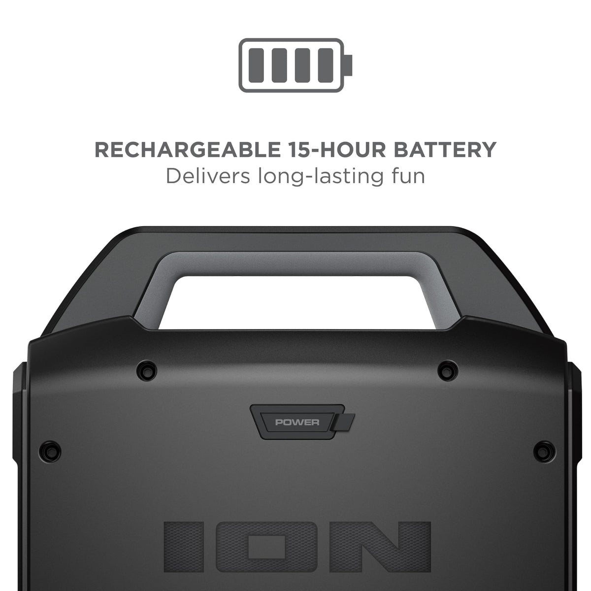 ION Sport Boom IPX5 water resistance, splash-proof for poolside parties