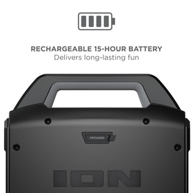ION Sport Boom IPX5 water resistance, splash-proof for poolside parties