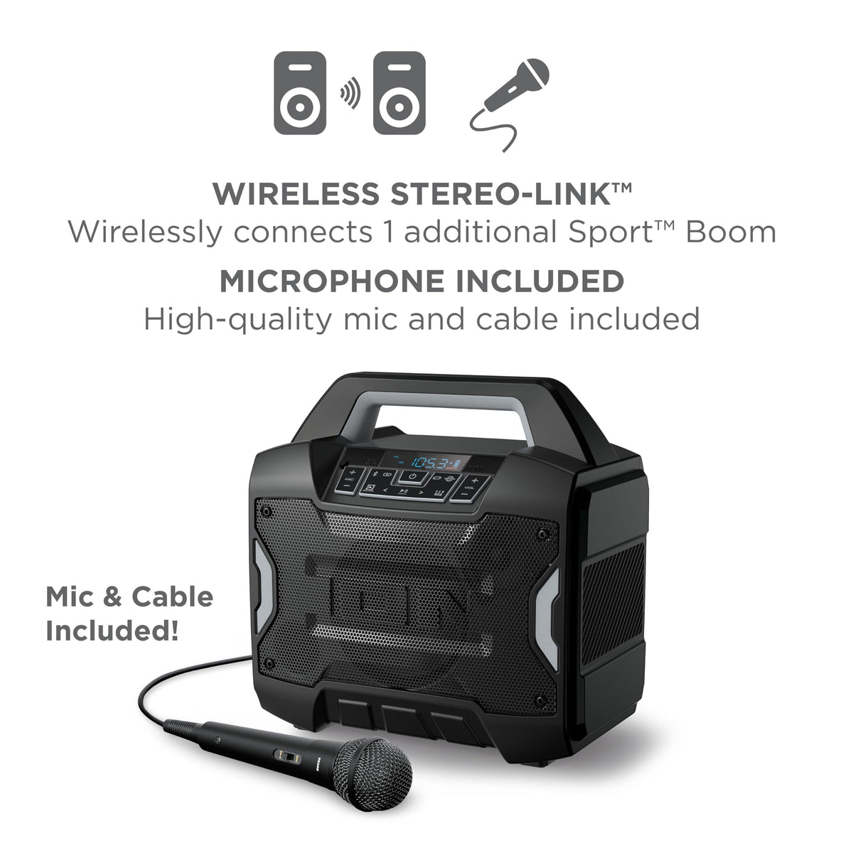 ION Sport Boom side view, rugged design built for all-weather adventures