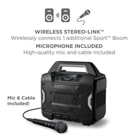 ION Sport Boom side view, rugged design built for all-weather adventures