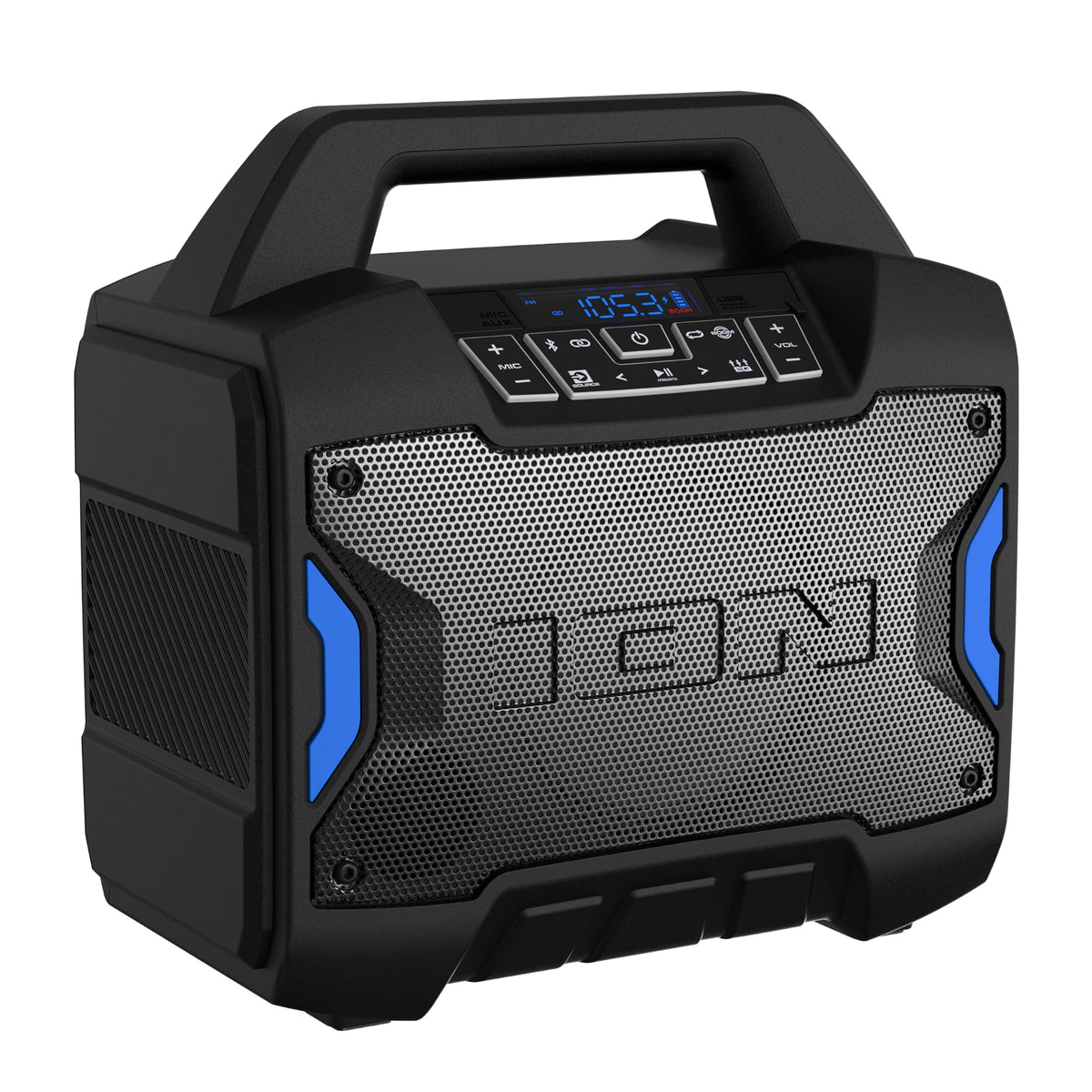 ION Tailgater Boom app control for customizing presets and EQ on the move.