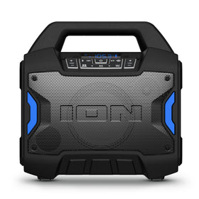 ION Tailgater Boom front view shows compact rugged design and powerful sound.