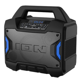 ION Tailgater Boom IPX5 water-resistant design for poolside and outdoor use.
