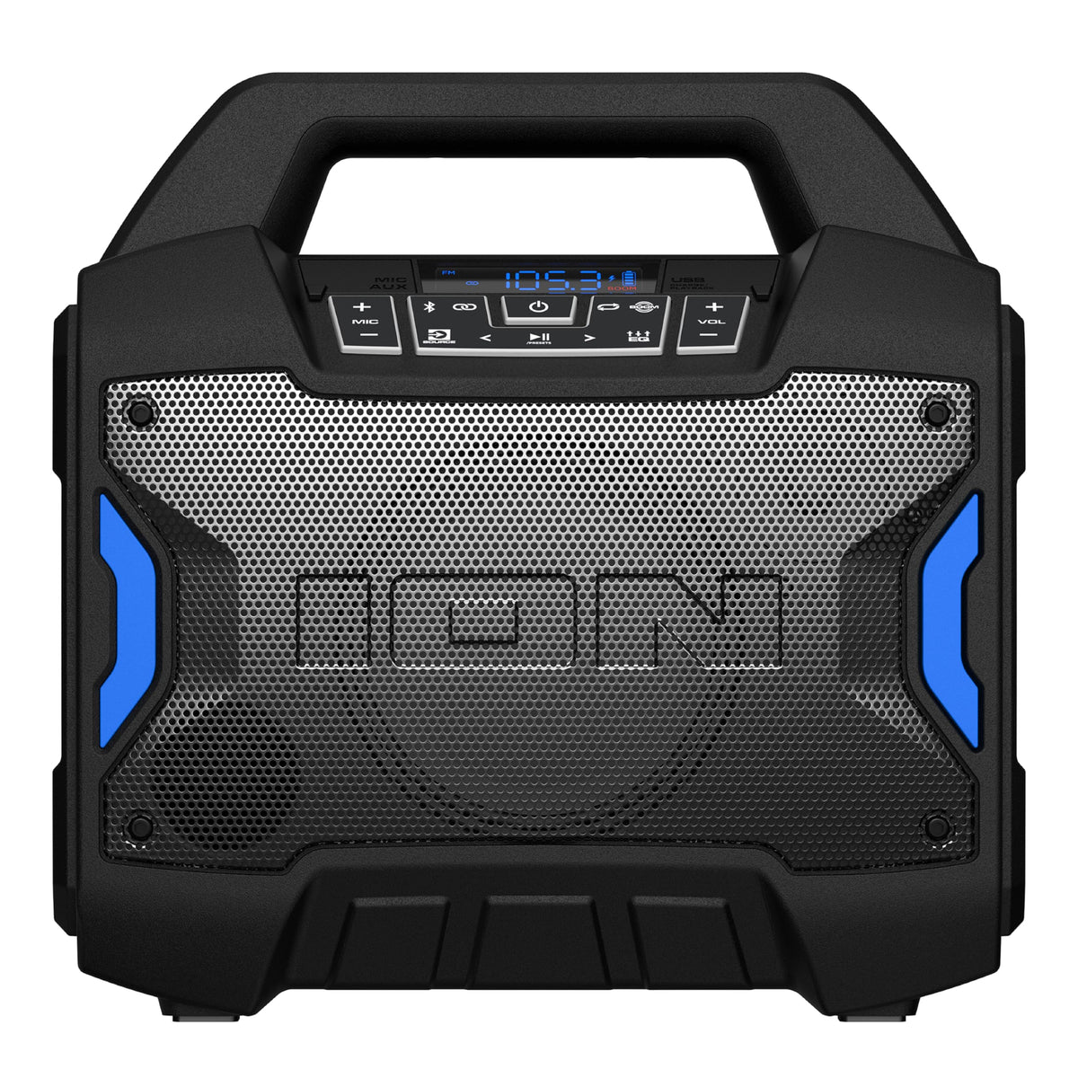 ION Tailgater Boom USB-A playback for instant music and charging devices.