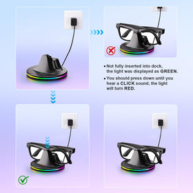 Iootmoy Headliner dock top view showing RGB ambience light.
