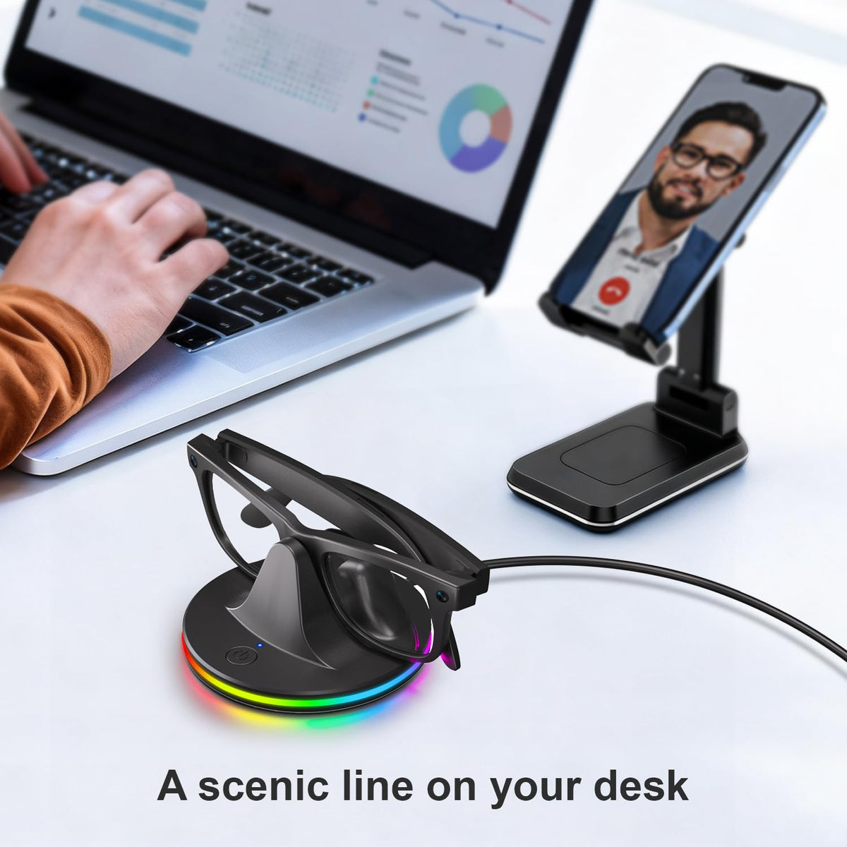 Iootmoy USB-C fast charging cable included for rapid top-ups.