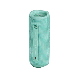 IP67 protection detail on teal Flip 6 for water and dust resistance.