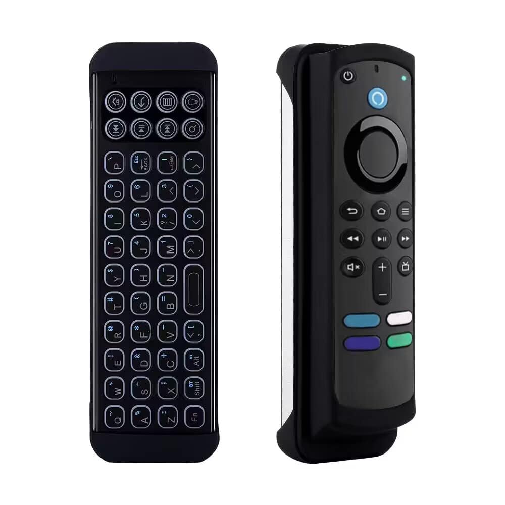 iPazzPort mini keyboard with remote case for Fire TV enables fast text entry.