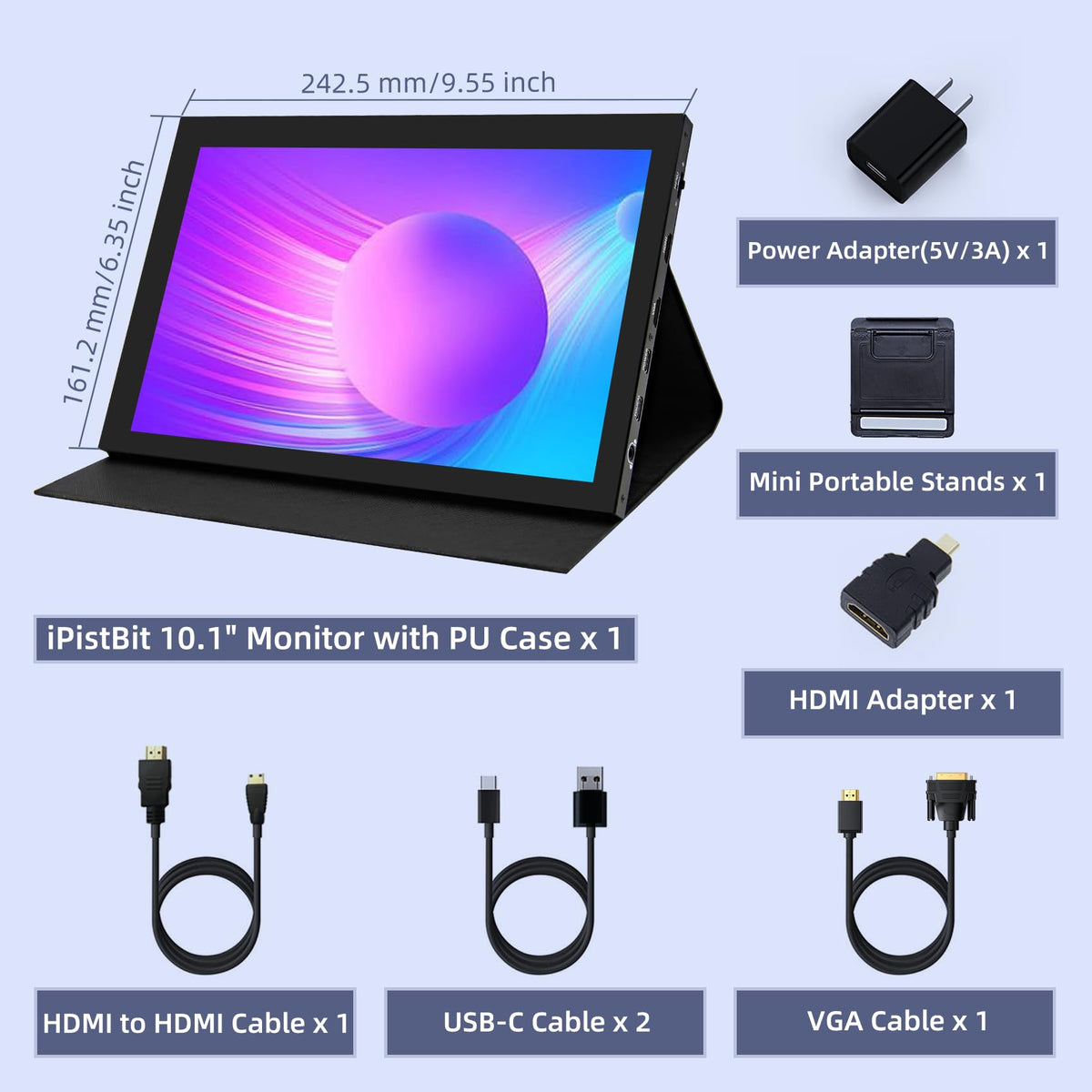 iPistBit compact case with monitor emphasizes protection and portability for daily tasks