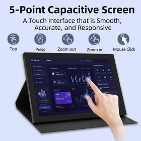 iPistBit monitor side angles highlight slim profile for travel setups