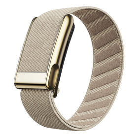 iprisu dune with gold front view showing band and WHOOP compatibility for stylish performance