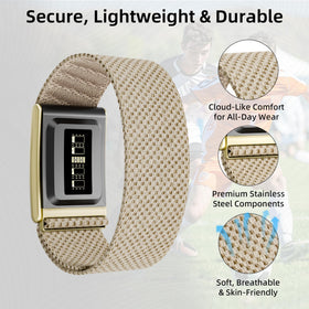 iprisu dune with gold stainless-steel hardware detail showing durable attachment and longevity