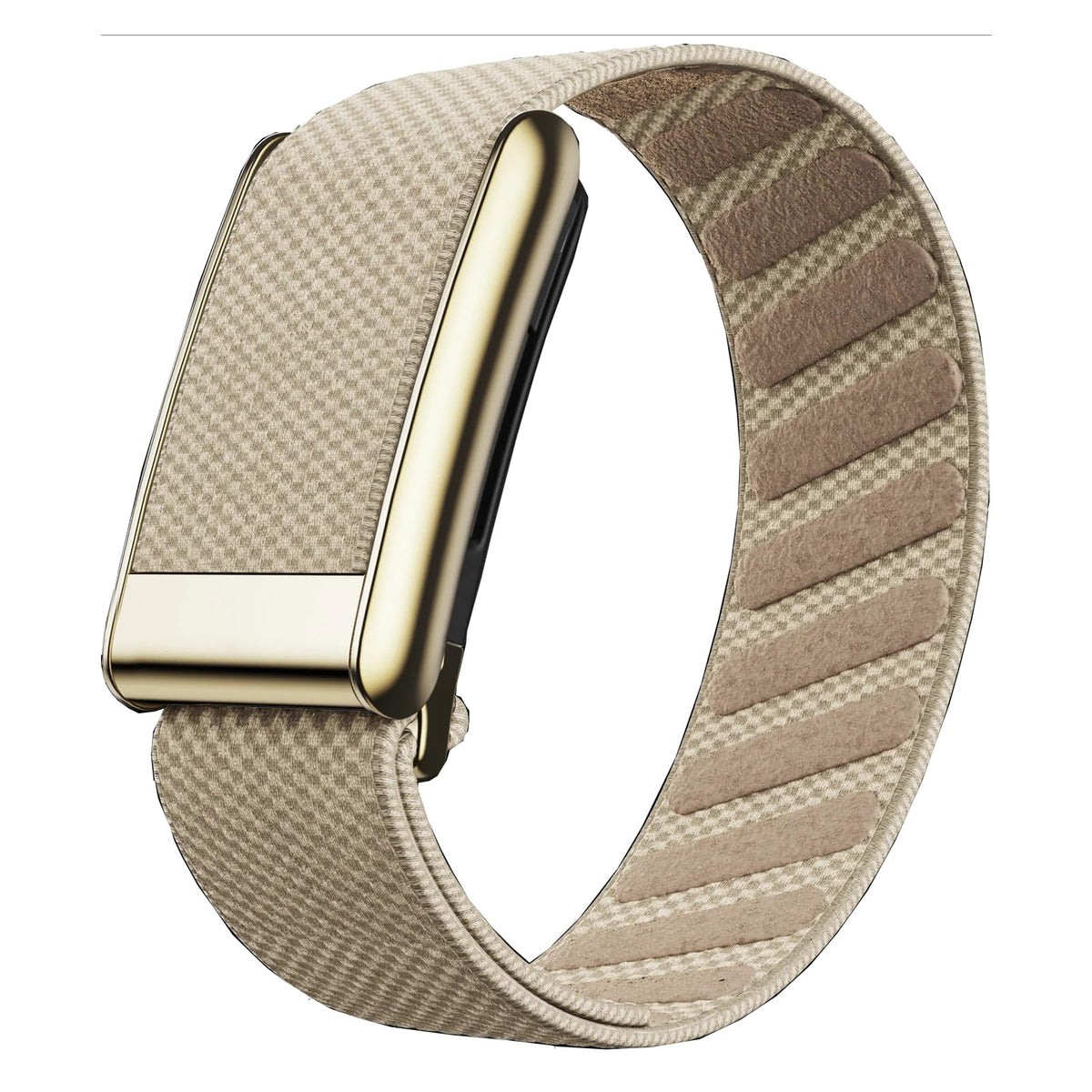 iprisu band front view showing Dune With Gold color and clean finish for style