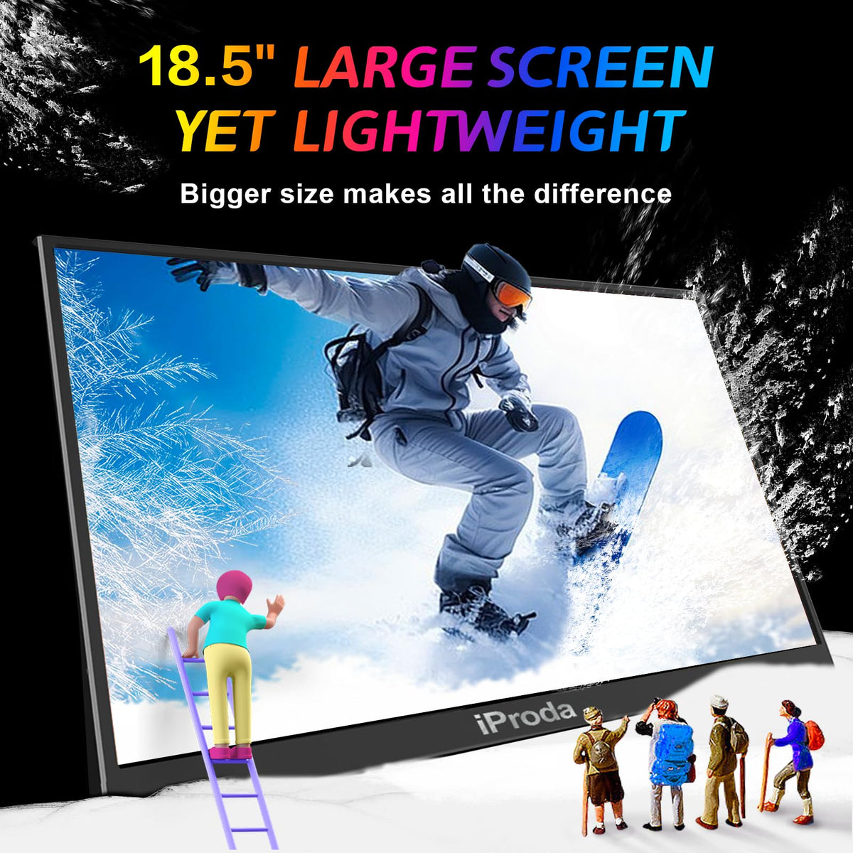 iProda 120Hz gaming monitor delivers smoother gameplay and quick responses