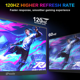 iProda FHD 1080p clarity enhances text, videos, and images on a second screen
