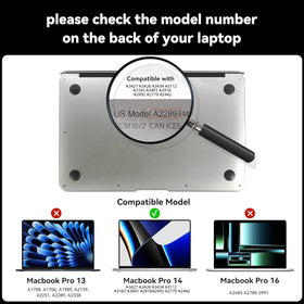 IPROKKO 360° privacy screen MacBook Pro 14 bubble-free installation ease