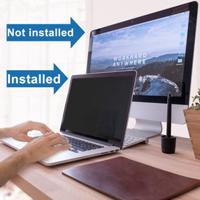 IPROKKO size comparison with ruler confirming 17-inch 16:10 fit