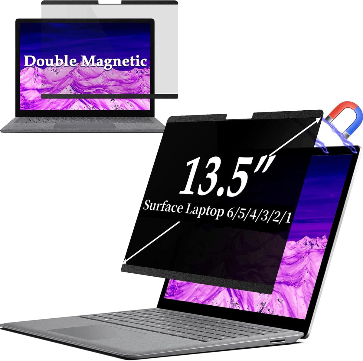 IPROKKO front packaging showing fitted Surface Laptop 13.5 inch benefit privacy
