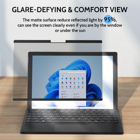 IPROKKO glossy side showing minimized reflections and stronger privacy