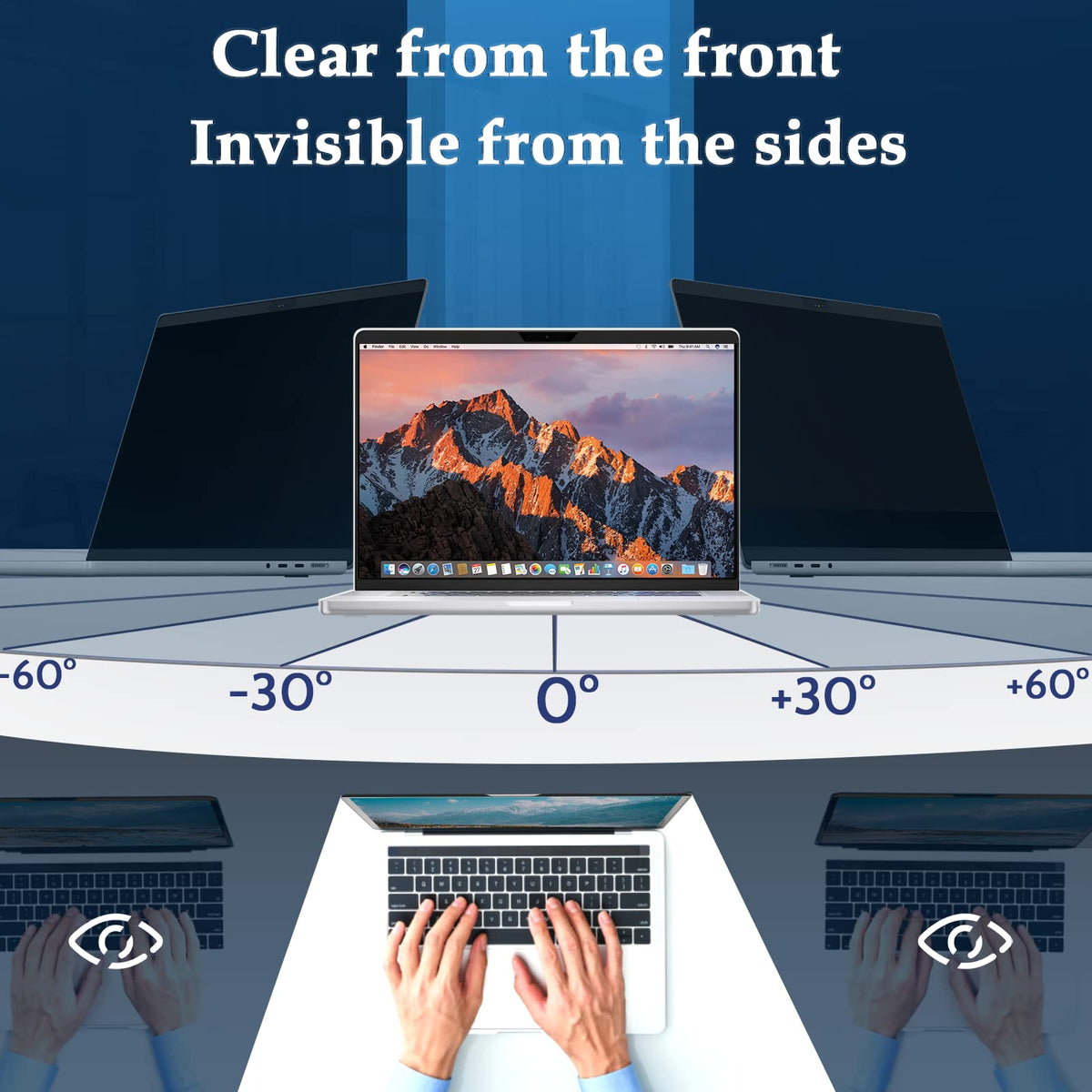 IPROKKO matte surface texture reducing glare for clearer viewing