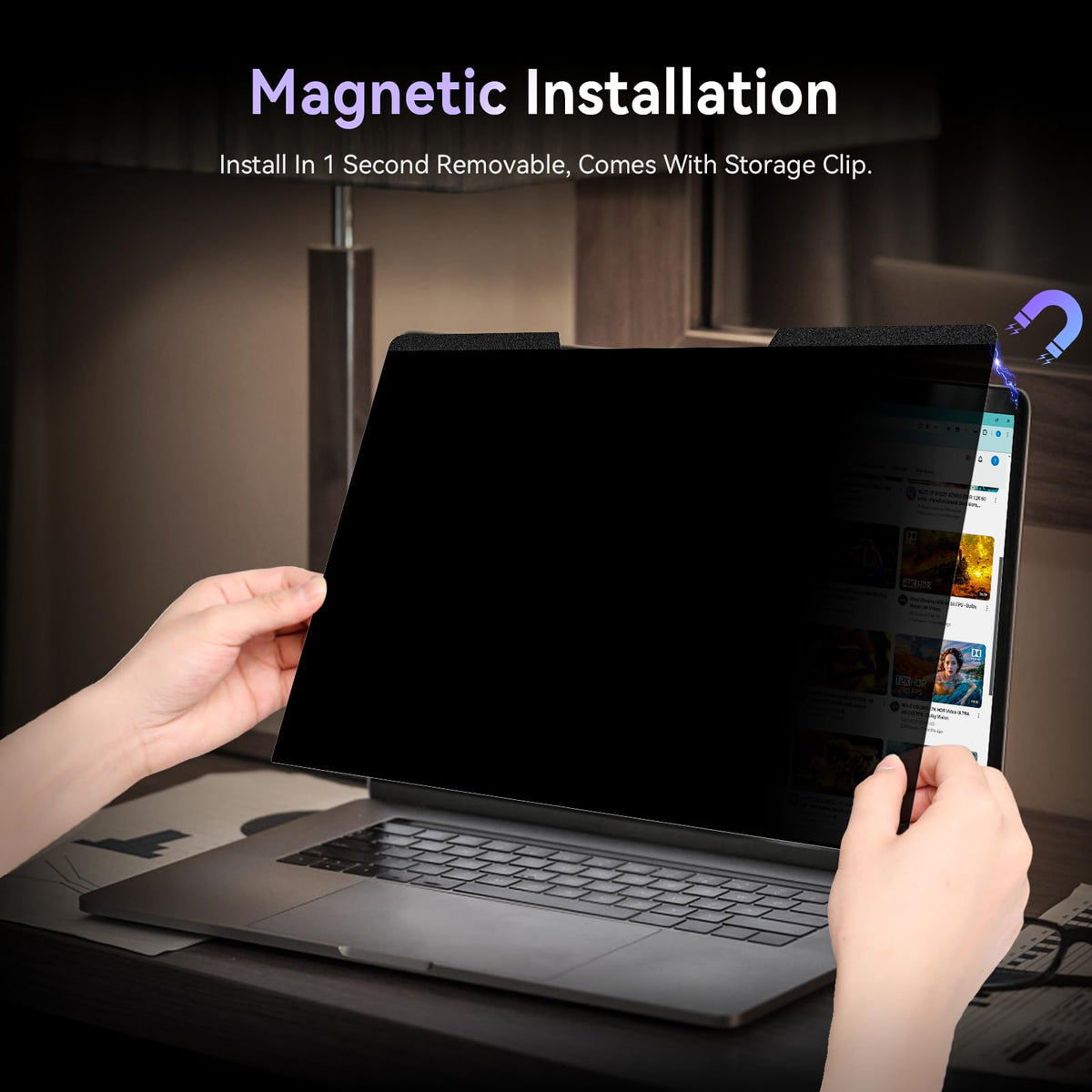 IPROKKO matte surface texture reducing glare and improving readability benefit