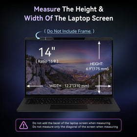 IPROKKO next to ruler showing 310 mm width for accurate fit verification