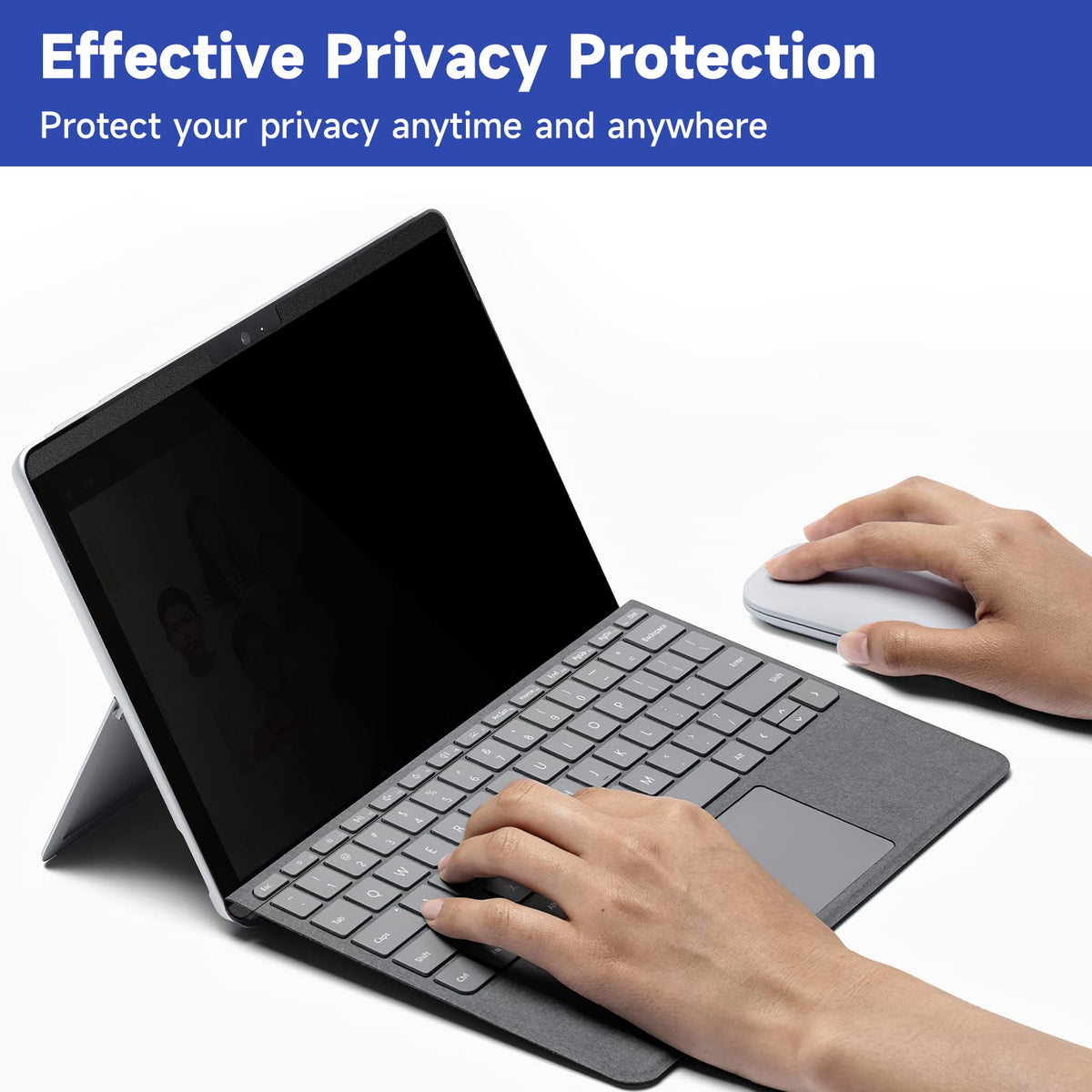 IPROKKO side view illustrating restricted viewing angle for privacy