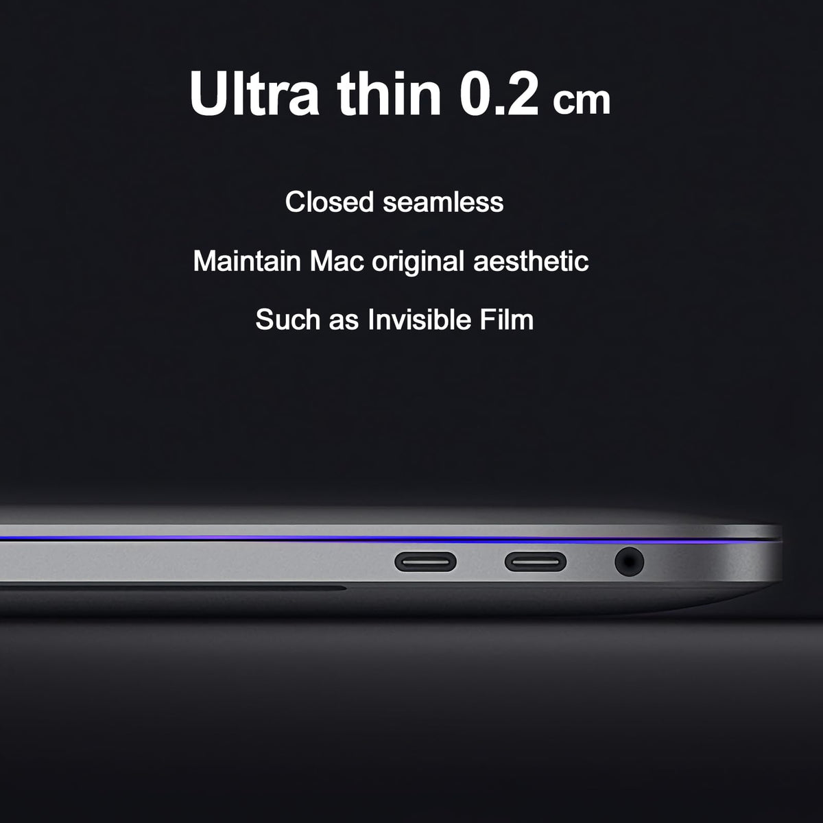 IPROKKO size comparison with MacBook closed showing perfect fit benefit