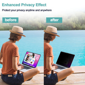 IPROKKO webcam slide cover installed offering camera privacy benefit