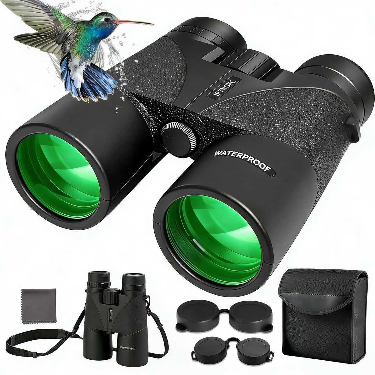 IPYNOKC front view showing compact body and benefit of portable optics