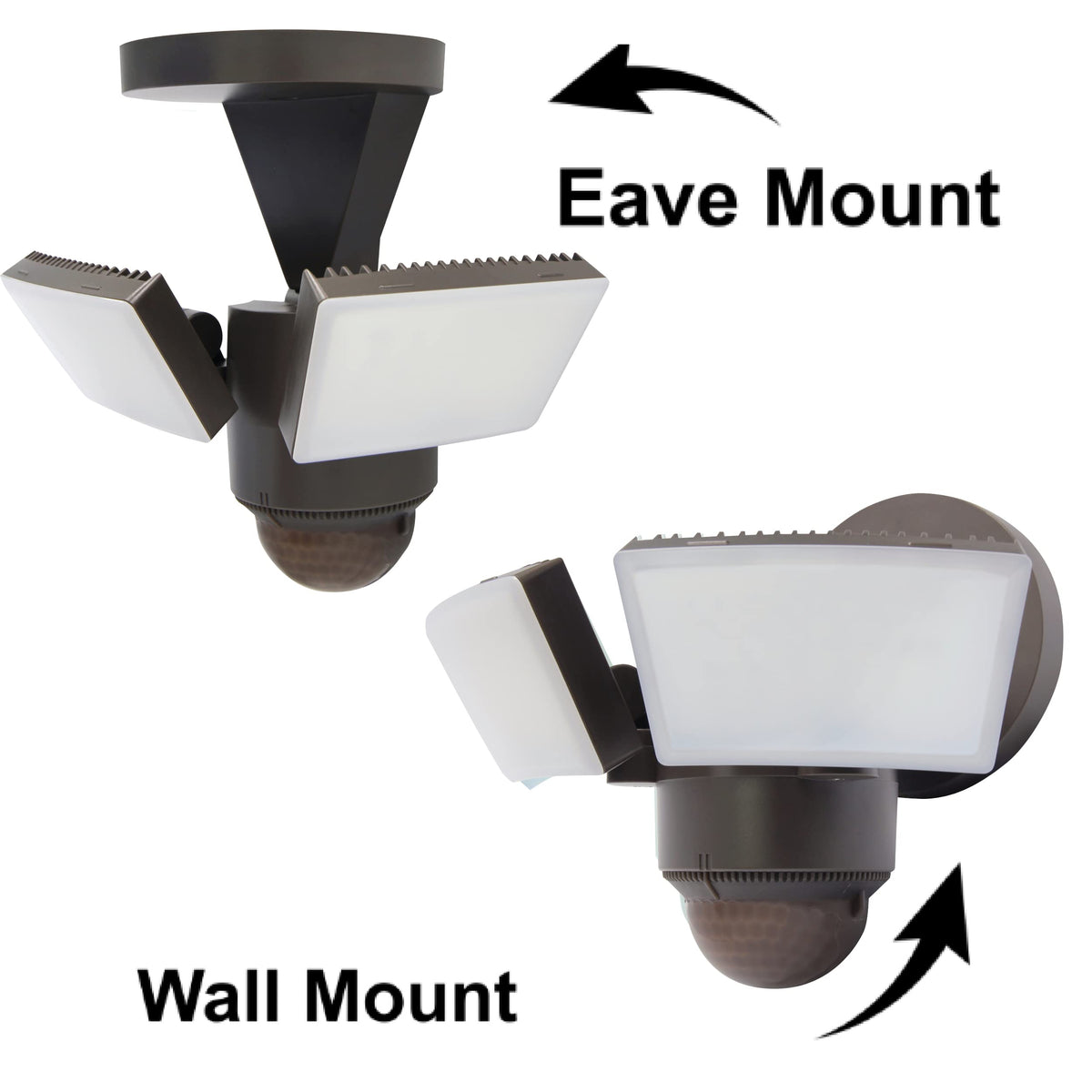 Delivers reliable outdoor security lighting for driveways and paths.