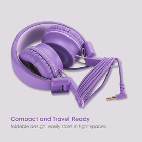 iRAG J01 lavender cable 3-5mm highlights universal compatibility with tablets and laptops