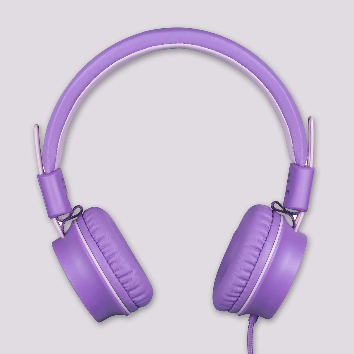 iRAG J01 lavender side view shows compact on-ear style for small ears