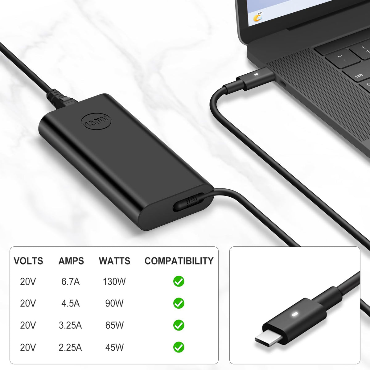 Iretod close-up of the USB‑C connector demonstrating secure reversible plug benefit