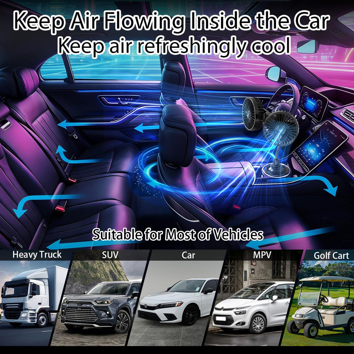 IriQuart lifestyle shot inside car illustrating passenger comfort benefit