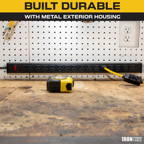 Iron Forge Cable side view highlighting included mounting brackets for secure installation