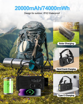 iRonsnow Condor handle tools including compass cutter whistle and fire starter