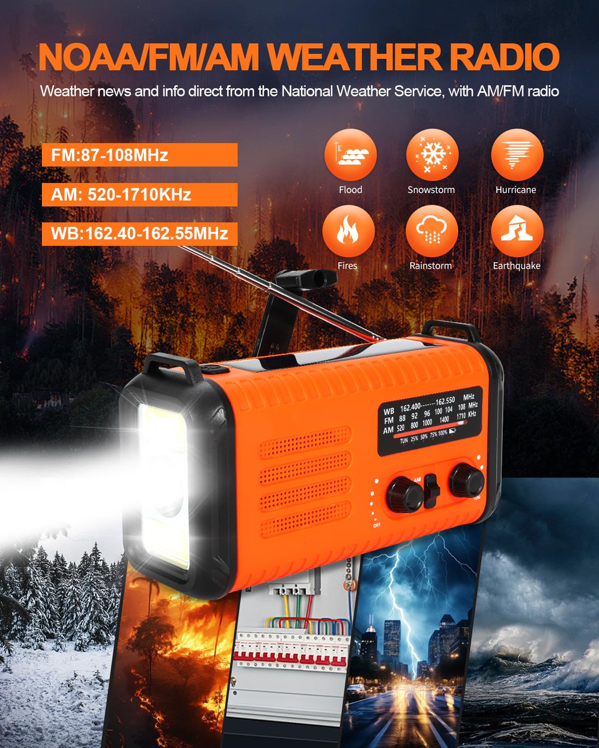 iRonsnow Condor on campsite table powering phone and lighting tent, dependable outdoor kit