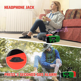 iRonsnow headphone jack and control knobs for private listening