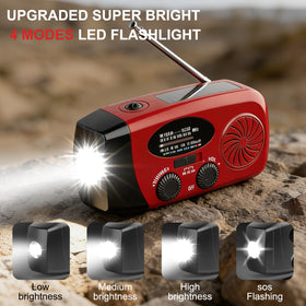 iRonsnow LED flashlight illuminated with SOS mode for visible signaling