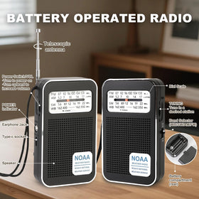 iRonthunder compact camping radio fits easily in a small bag