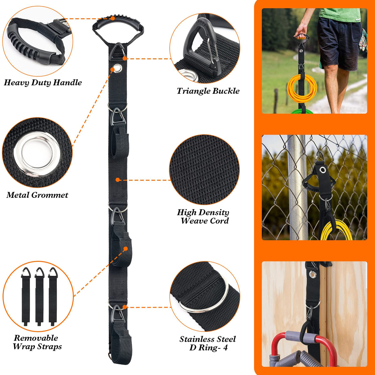 Ironwarrior cord and hose storage on shelf demonstrating compact organization