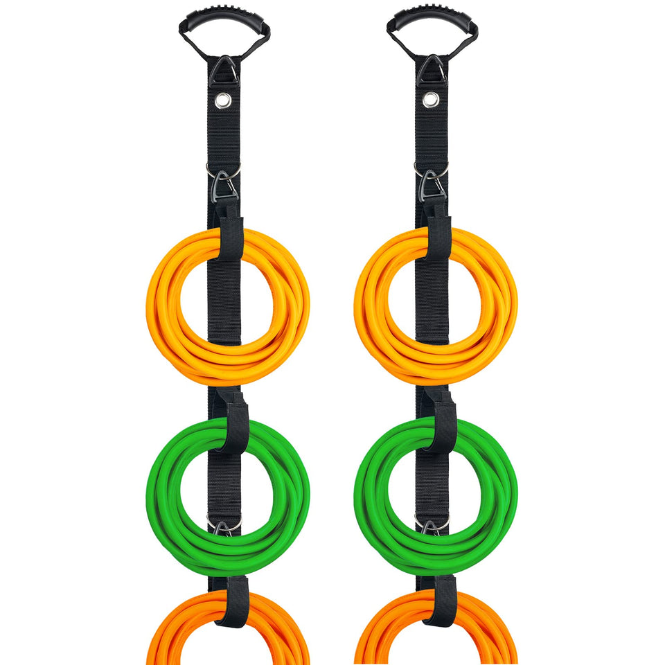 Ironwarrior extension cord organizer main strap with D-ring for quick access